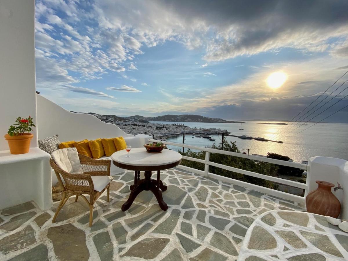 Апартаменты Anemones Sea View Mykonos Town Экстерьер фото