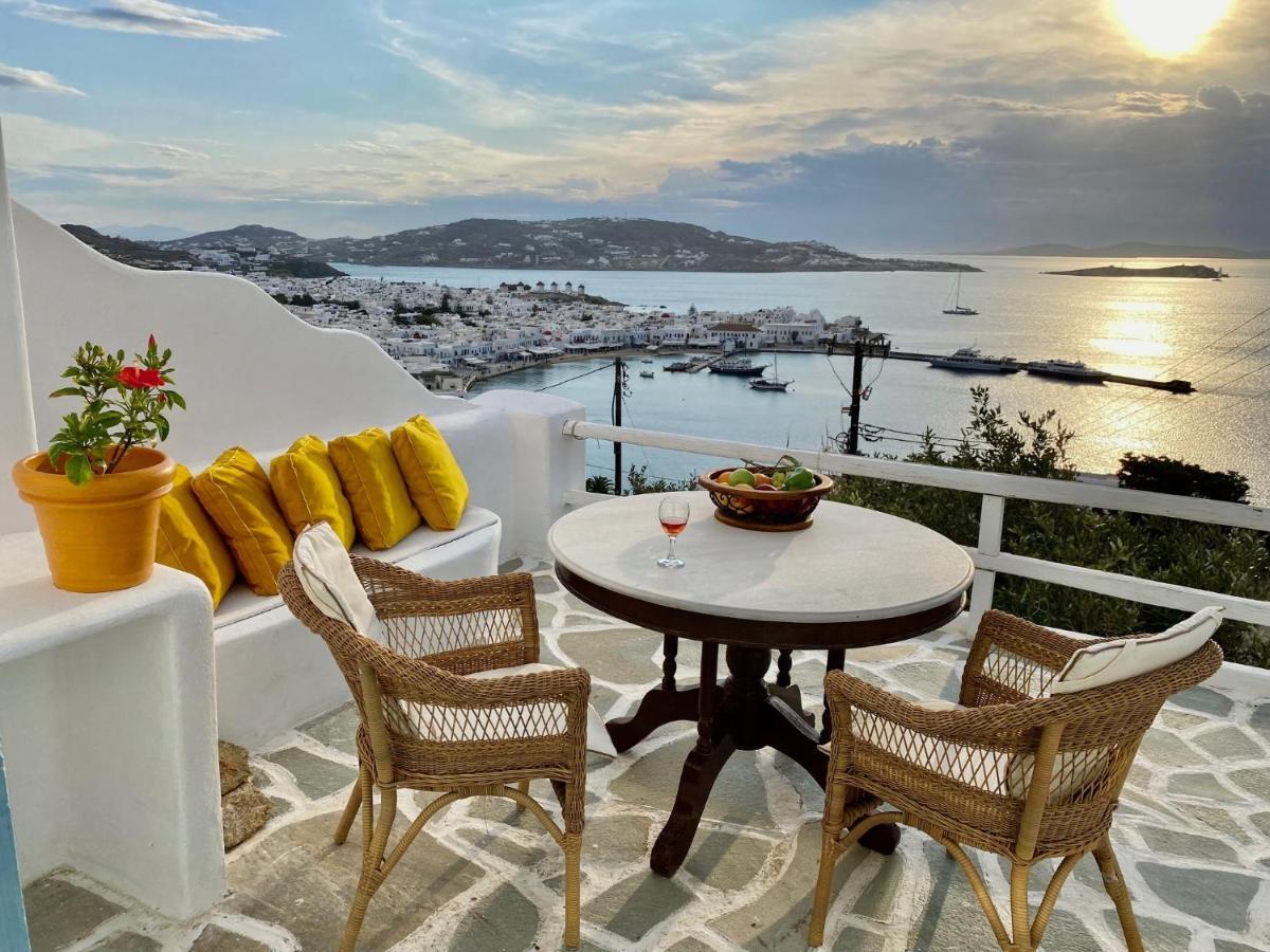 Апартаменты Anemones Sea View Mykonos Town Экстерьер фото