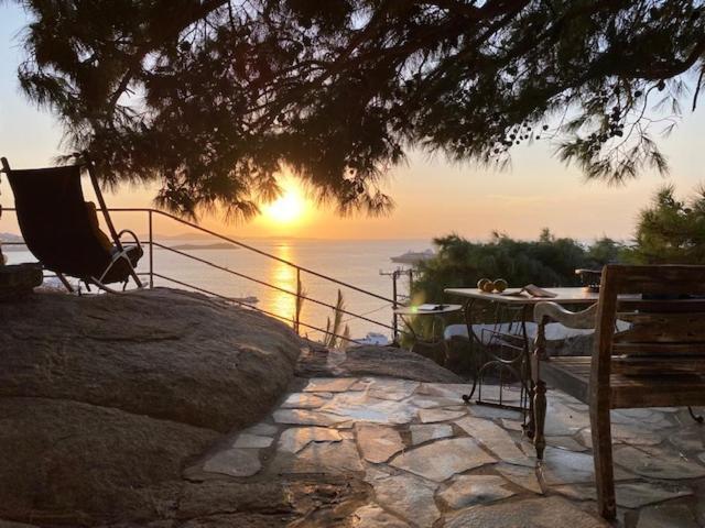 Апартаменты Anemones Sea View Mykonos Town Экстерьер фото