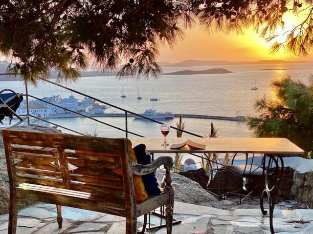 Апартаменты Anemones Sea View Mykonos Town Экстерьер фото