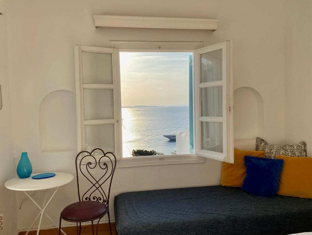 Апартаменты Anemones Sea View Mykonos Town Экстерьер фото